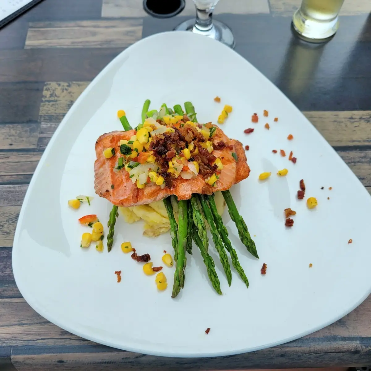 Pan Seared Alaska Halibut & Grilled Shrimp Duo