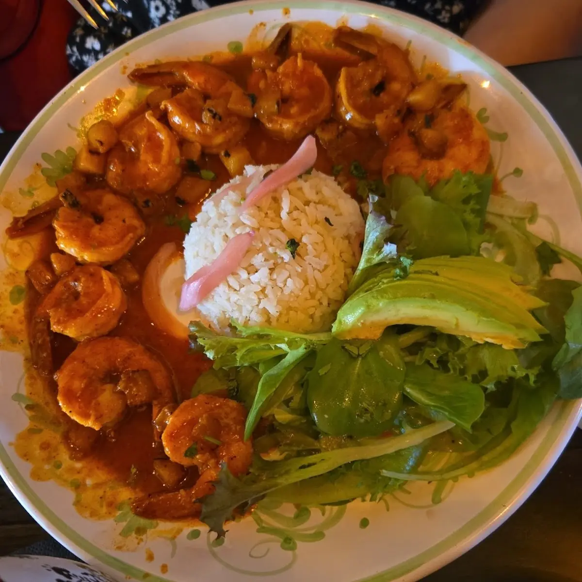 Shrimp Entree with Rice Salad