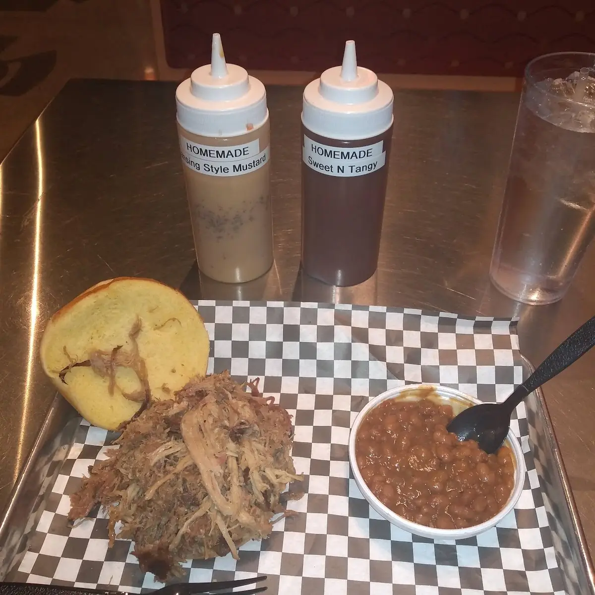Side Lansing Style Mustard BBQ