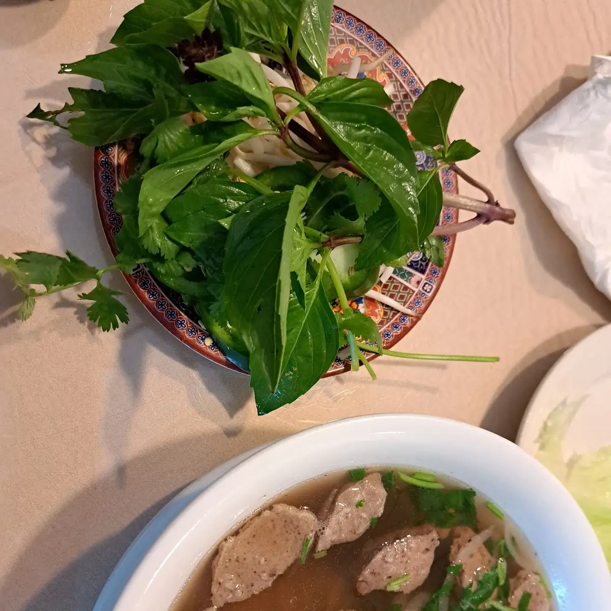 Eye Round and Meatball Pho