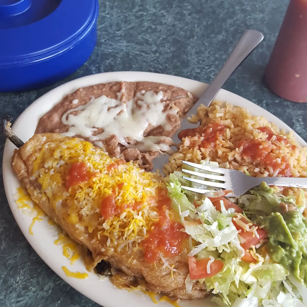 Carne Con Chile Burrito