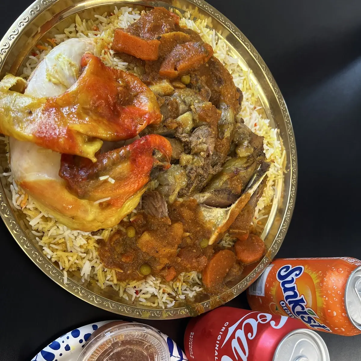 Lamb Haneeth and Baked Chicken