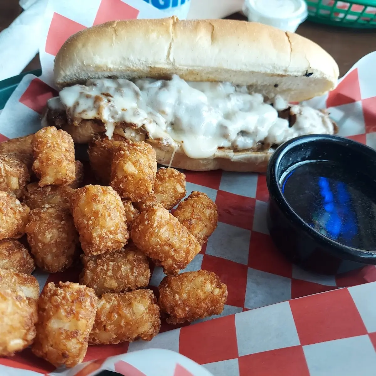 Philly Cheesesteak with Tots