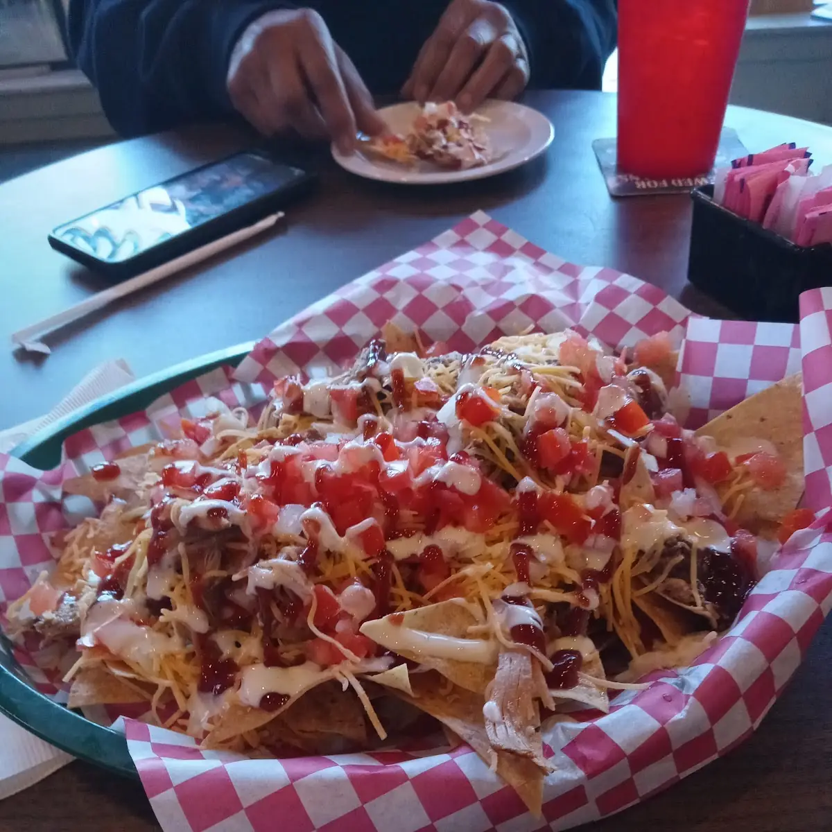 Pulled Pork Nachos with BBQ Sauce