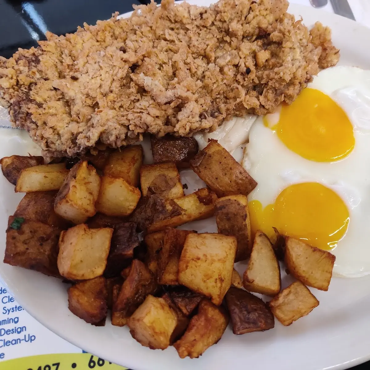 Chicken Fried Steak and Eggs