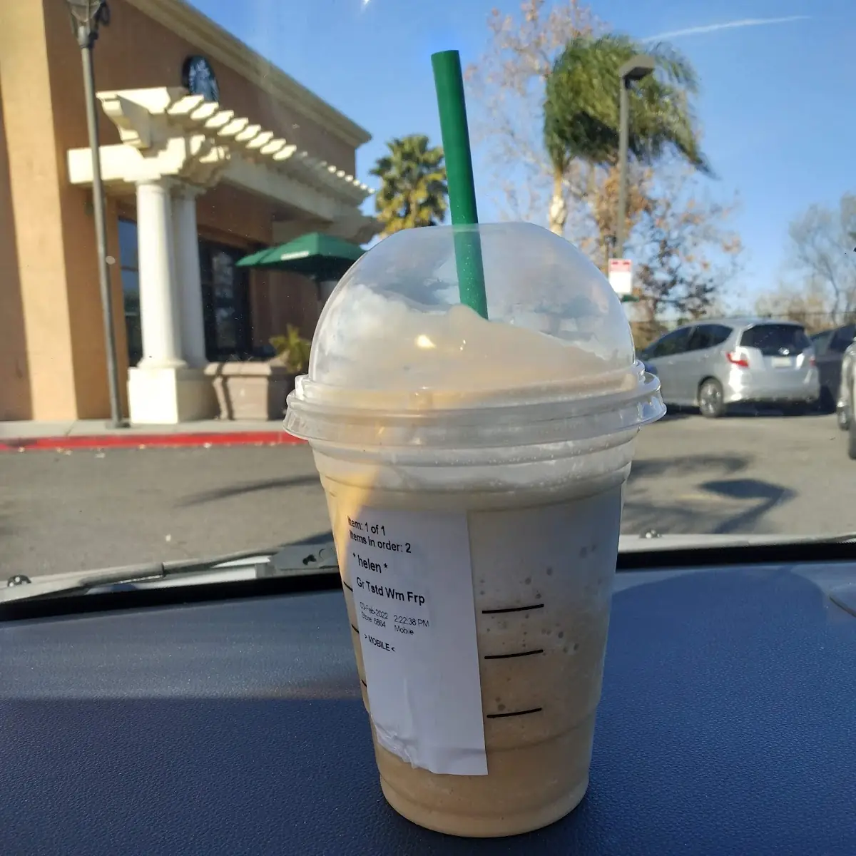 Toasted Marshmallow Frappe