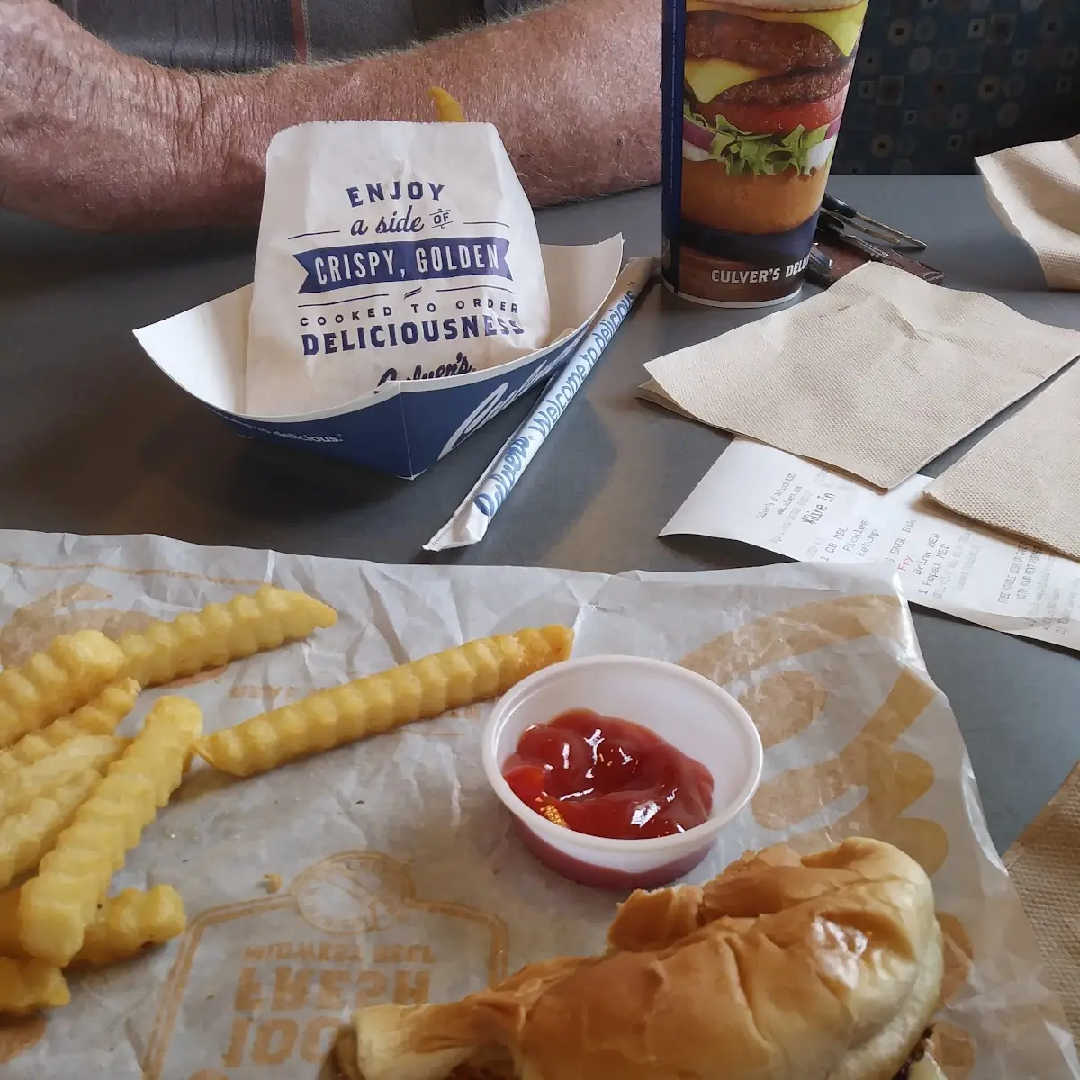 Double Cheeseburger with Fries