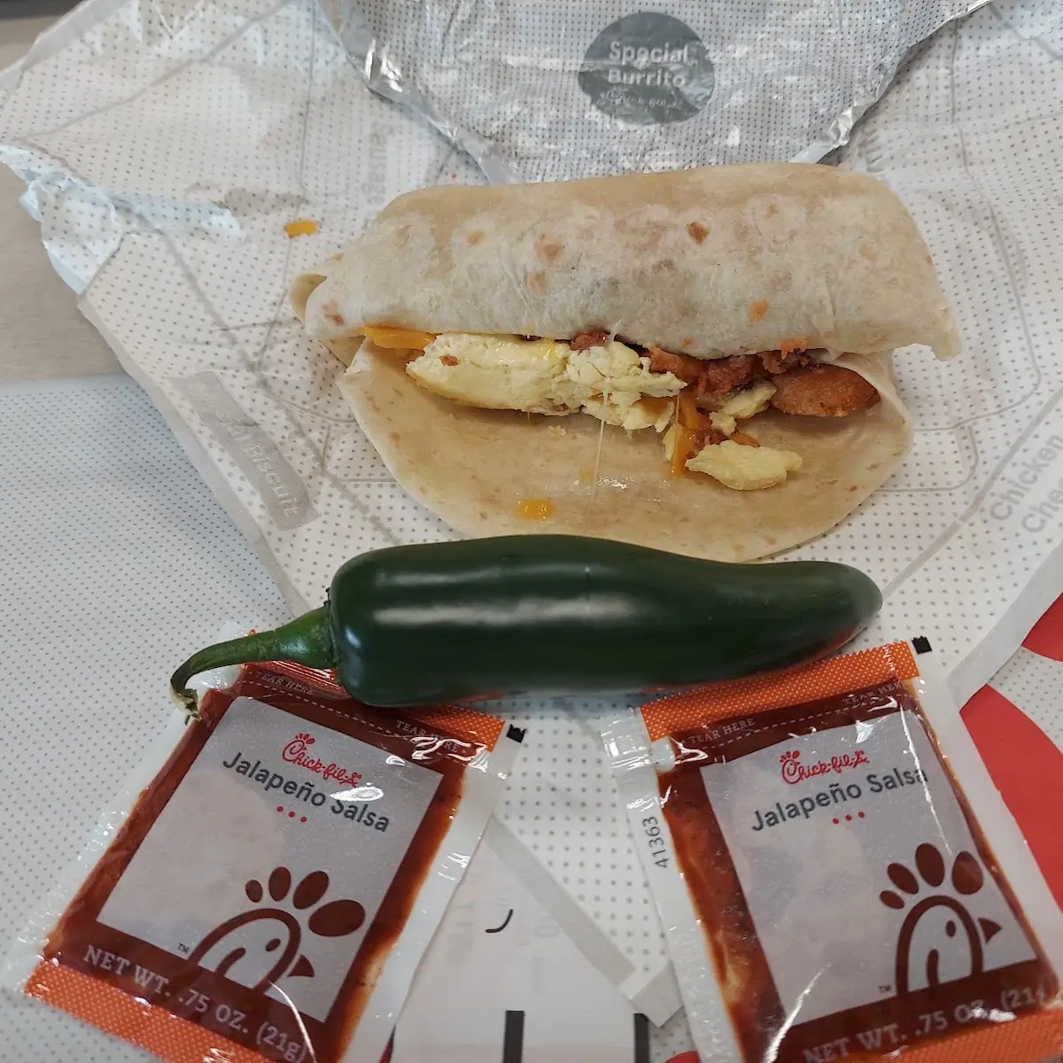 Spicy Chicken Burrito