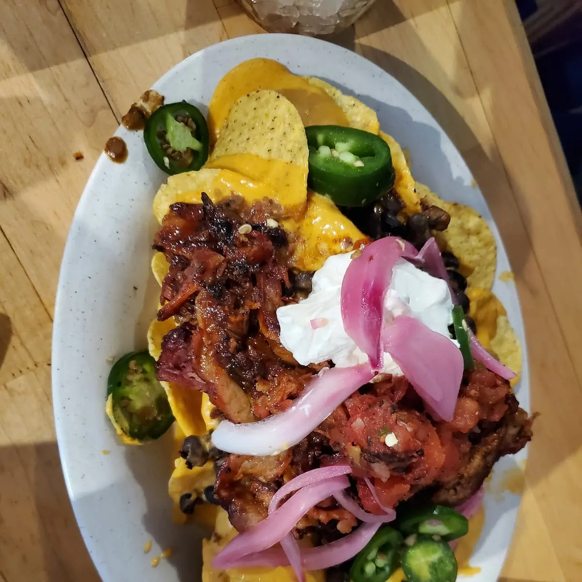 Nachos with BBQ Brisket