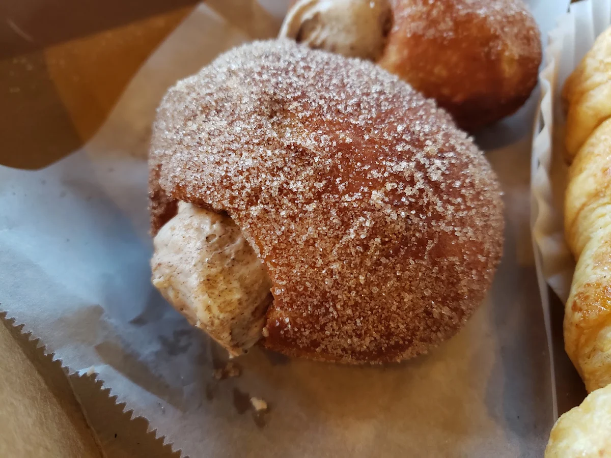 Pumpkin Cream Filled Donuts