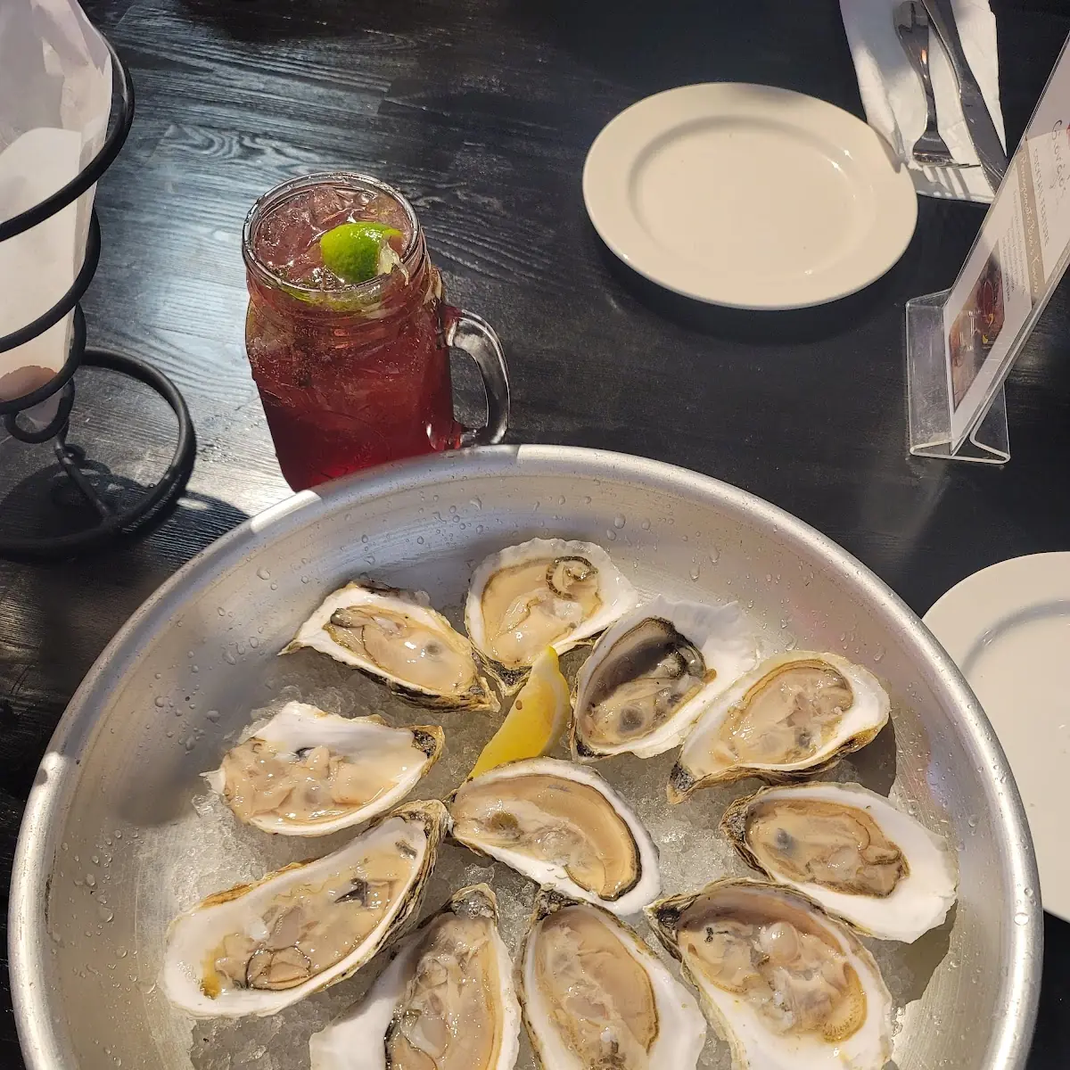 Freshly Shucked Oysters