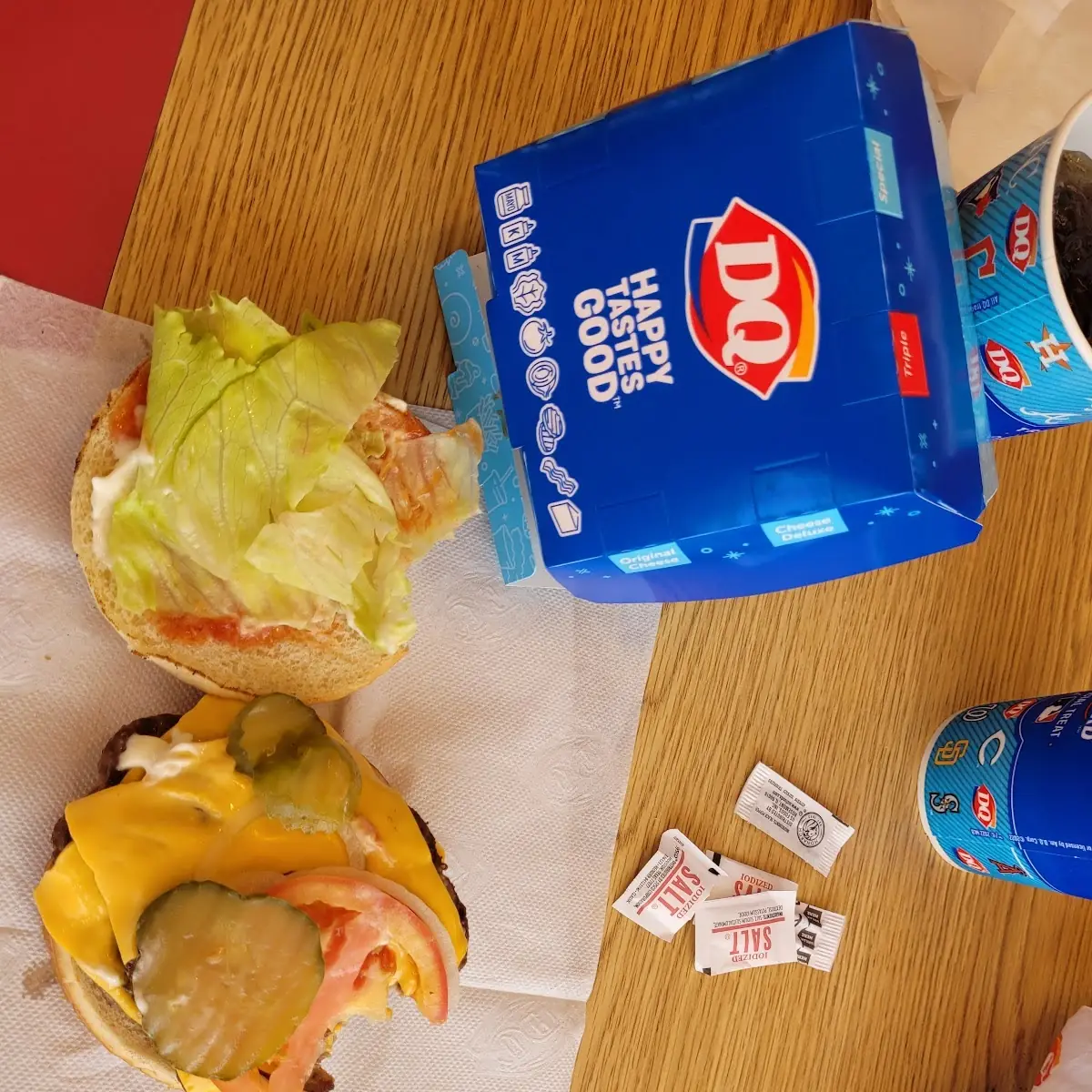 Double Cheese Burger Delux
