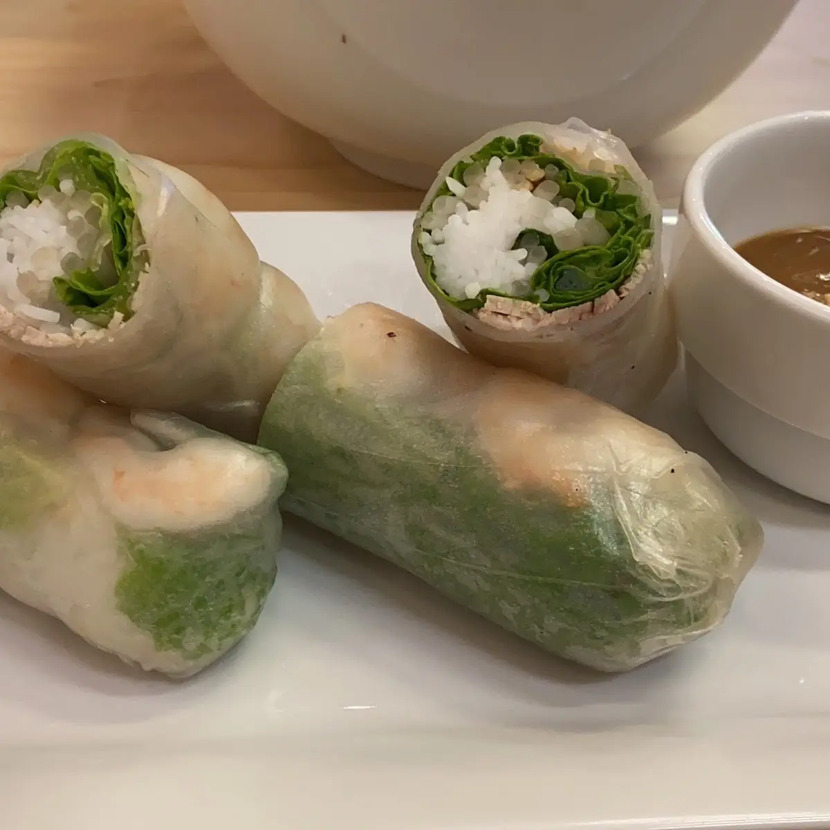 Shrimp Spring Rolls with Sauce