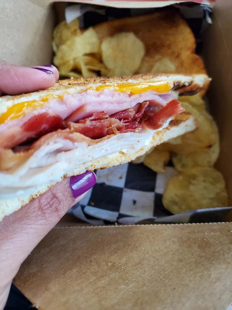 Tiny Texan Toasted Ham & Cheese