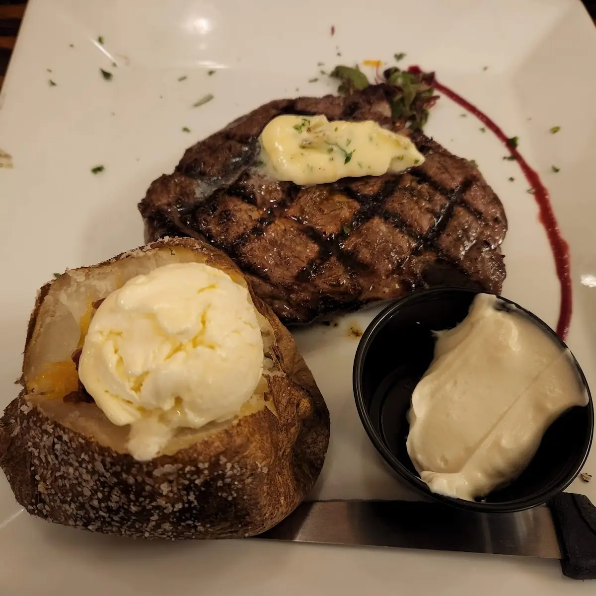 Ribeye Steak and Baked Potato