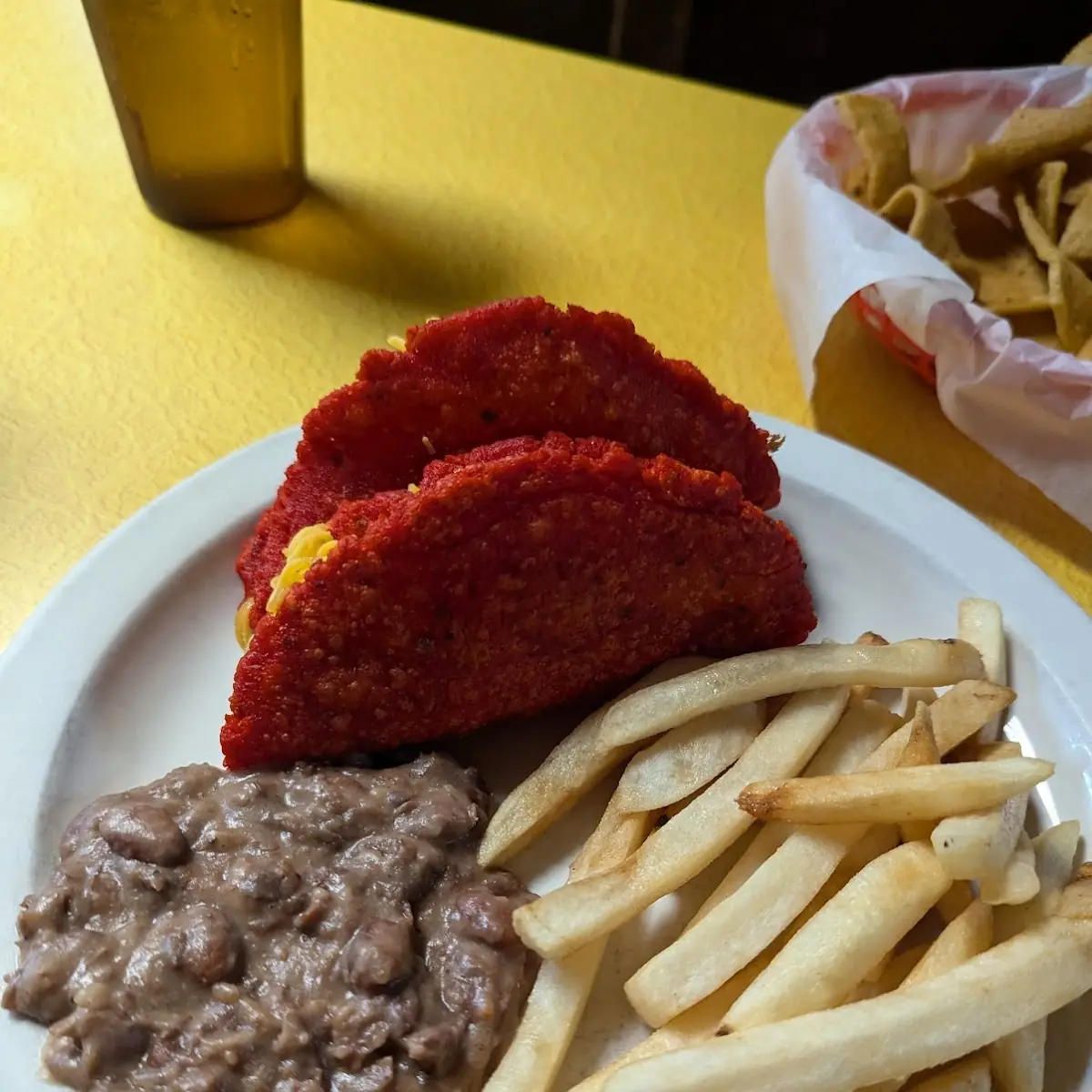 Red Taco Plate