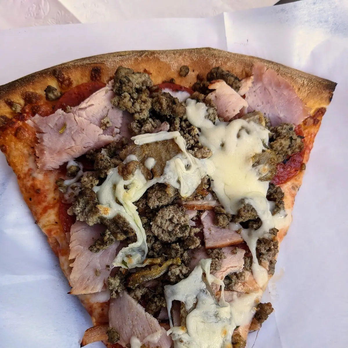Meat Lovers Pizza Slice