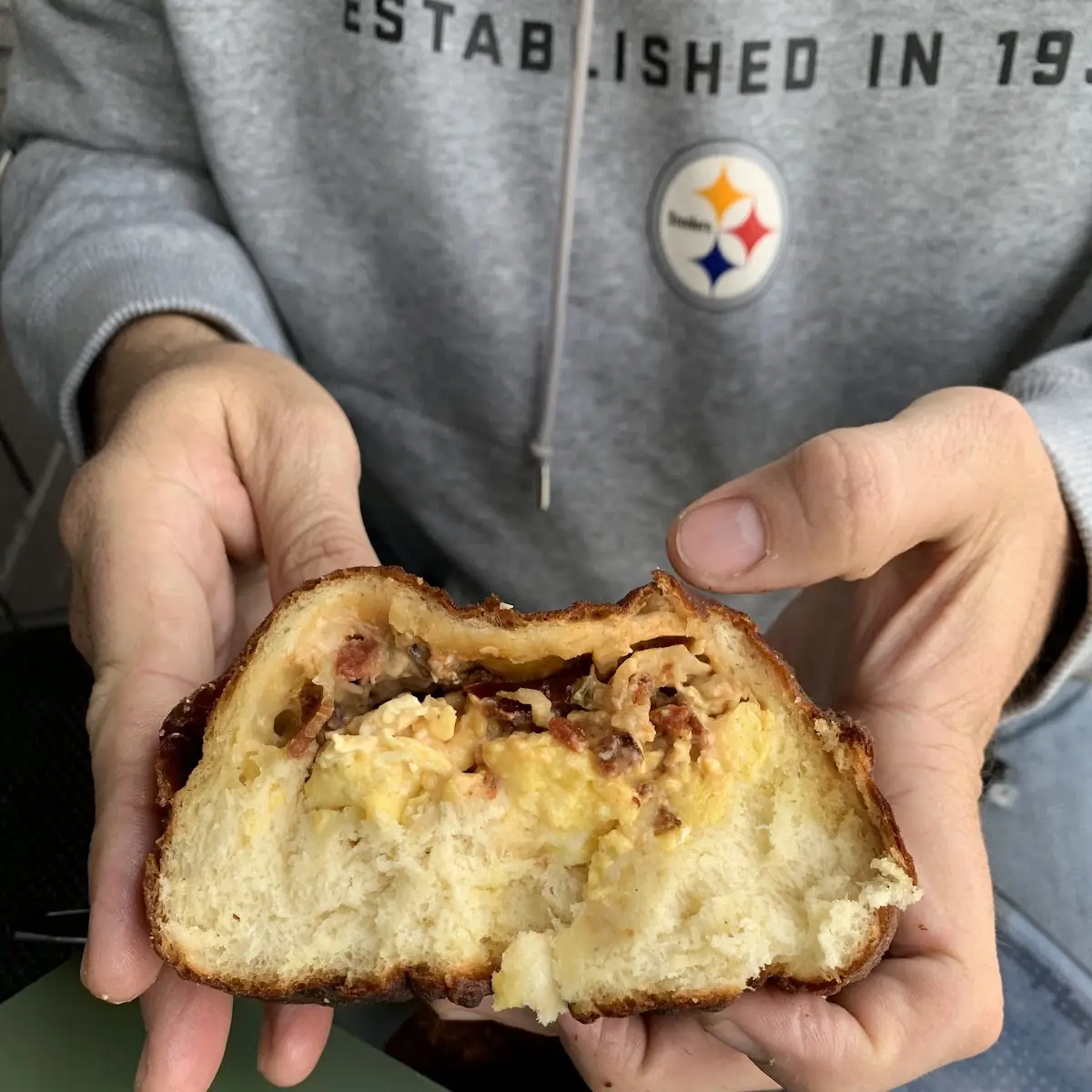 Omelette Savory Donut
