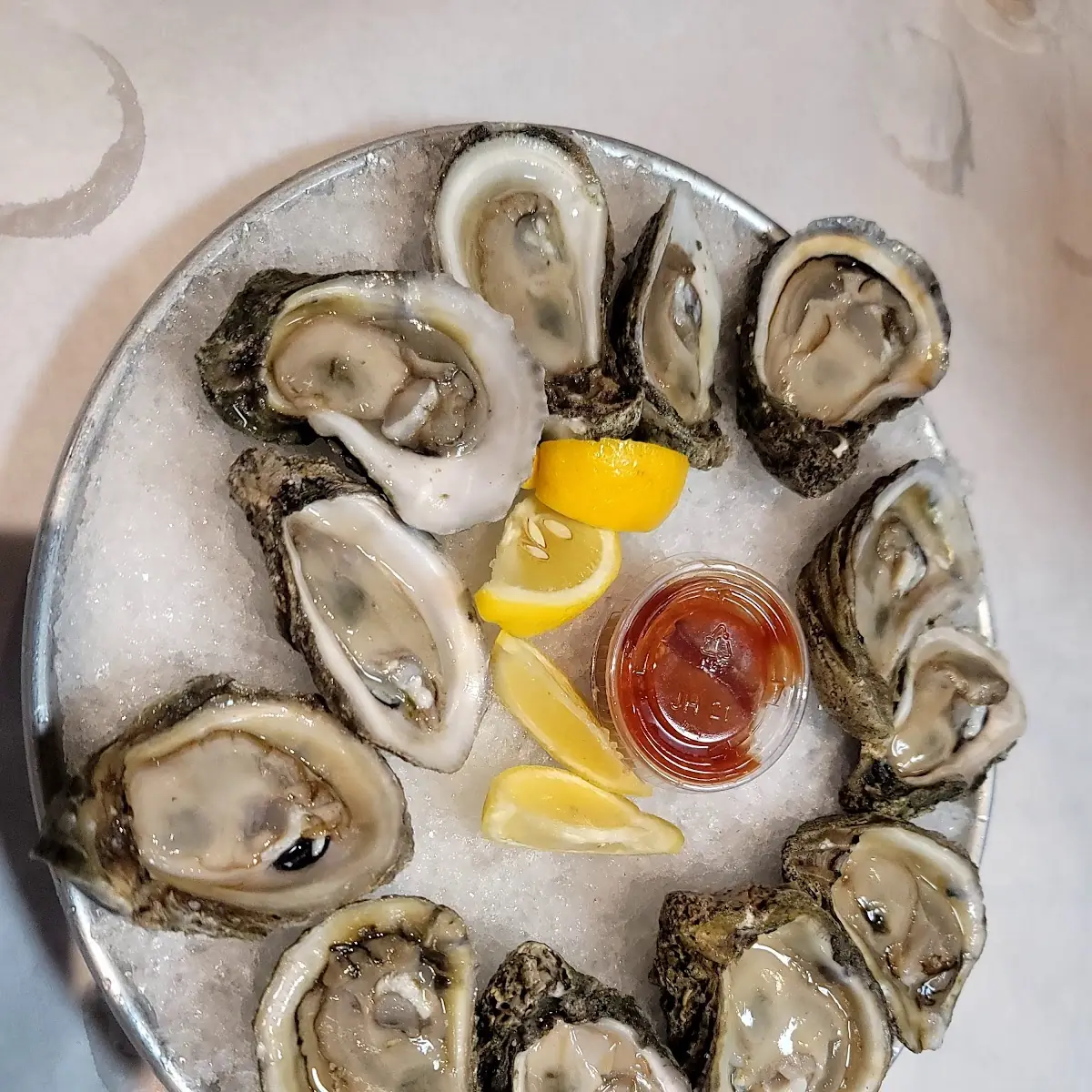 Raw Oysters on the Half
