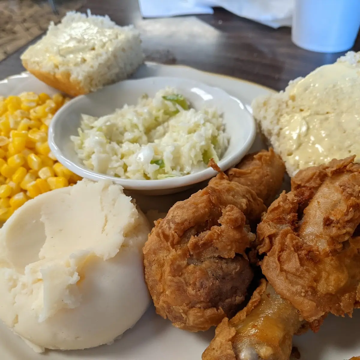 Fried Chicken Legs Lunch