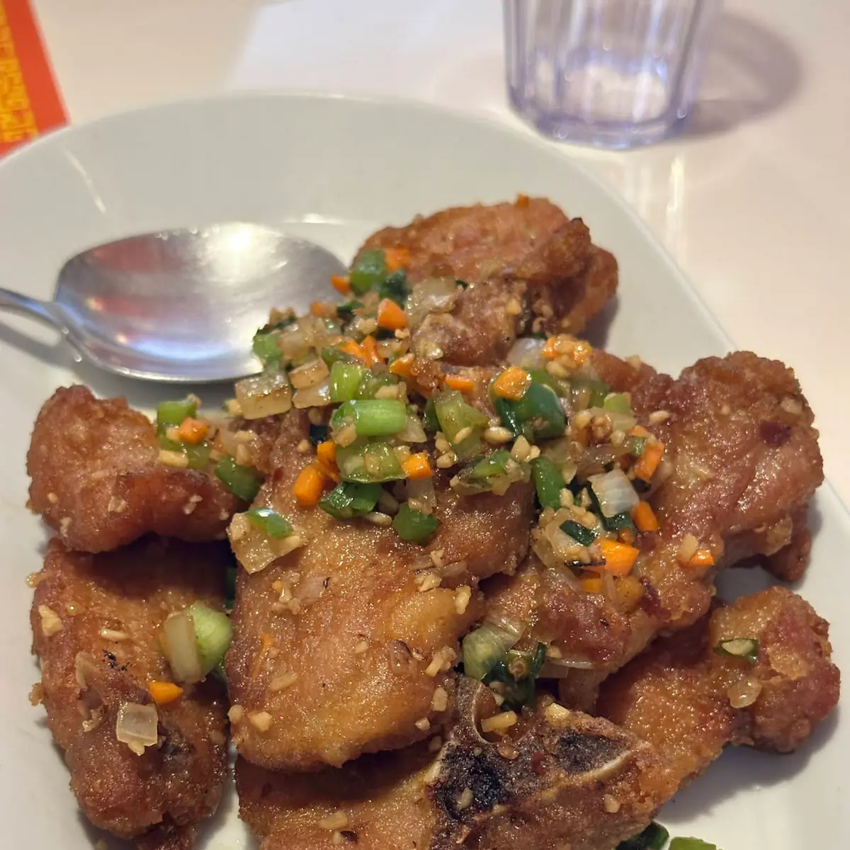 Salt and Pepper Pork Chops Lunch