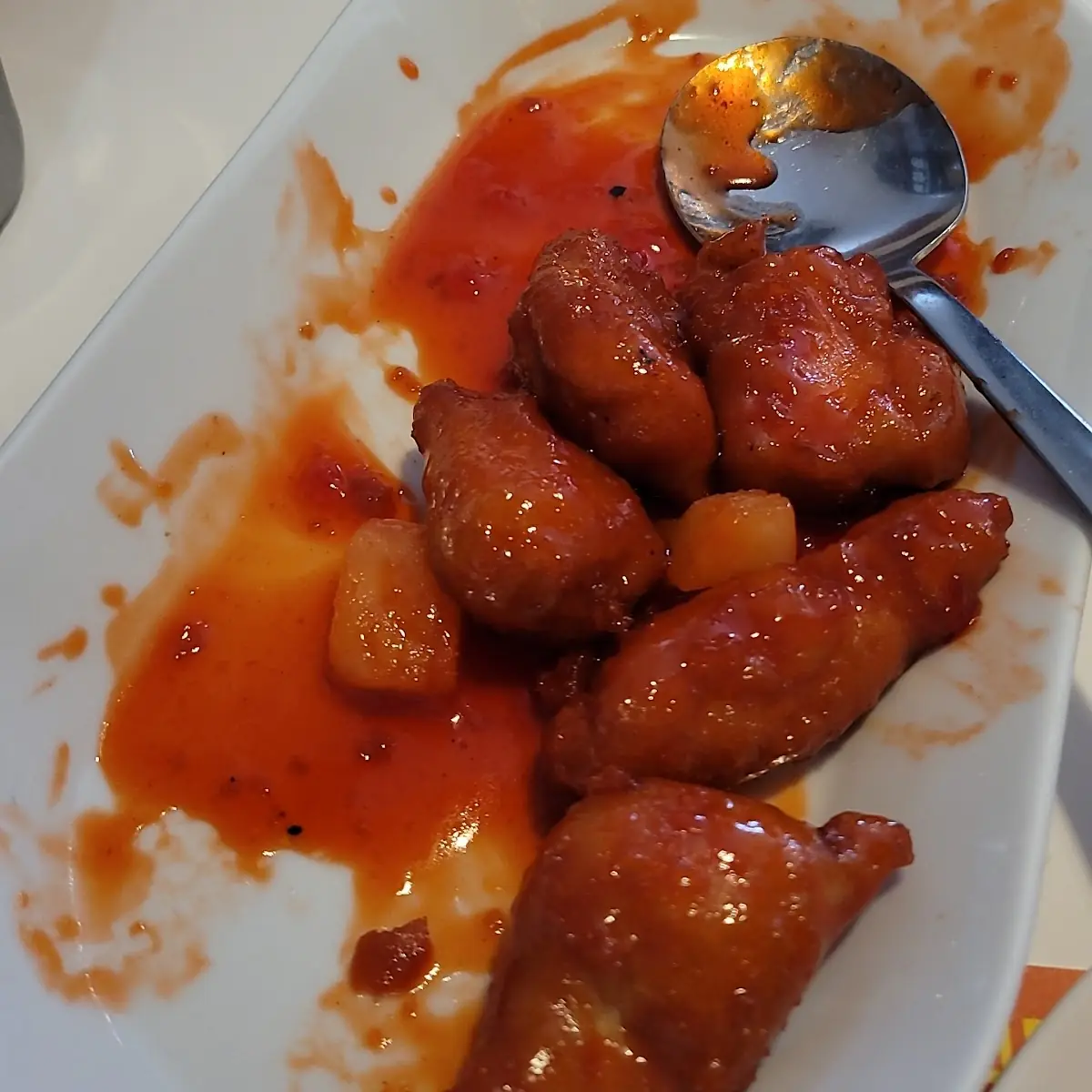 Sweet and Sour Chicken Lunch