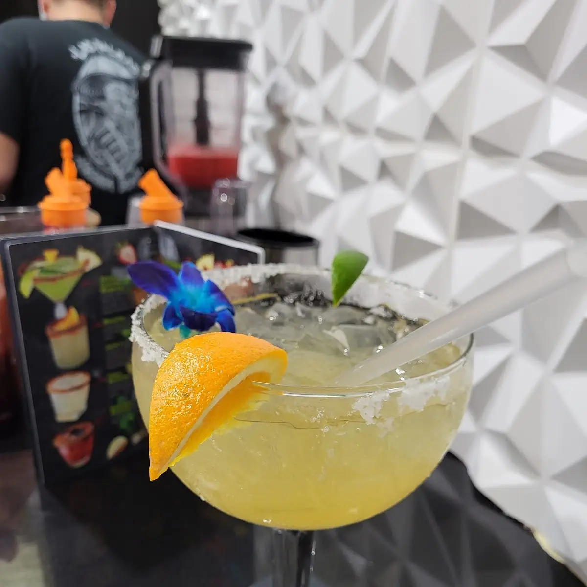 Large Mango Margarita with Lime