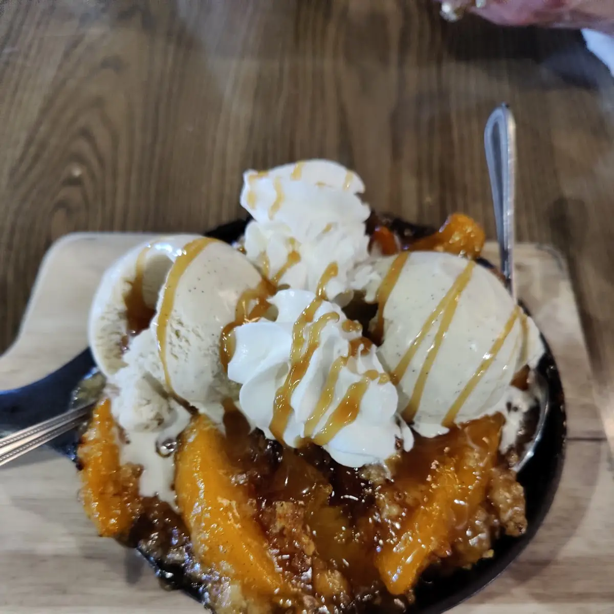 Drunken Peach Cobbler