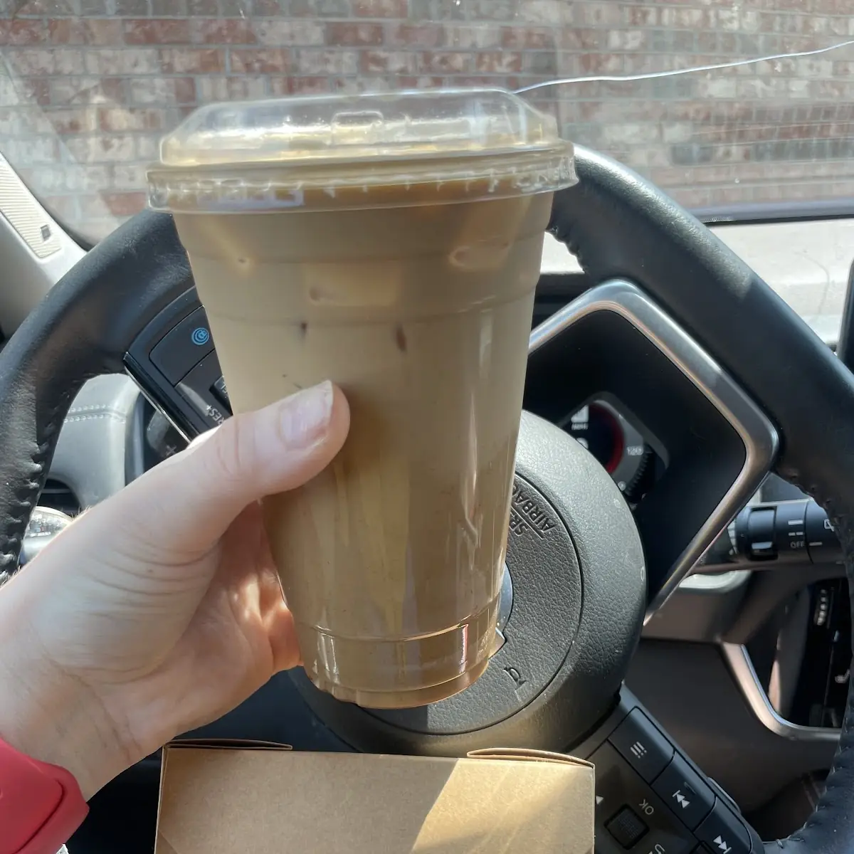 Iced Mocha with Cannolis