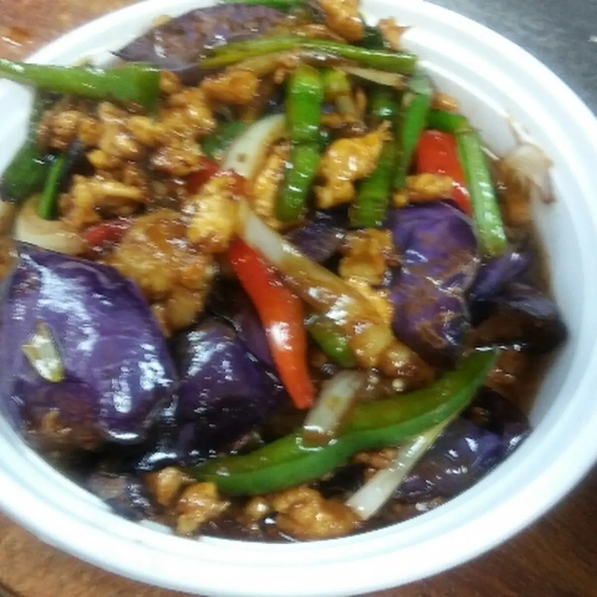 Salted Fish Chicken Eggplant
