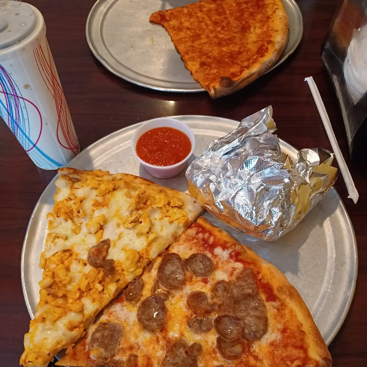 Buffalo Chicken Pizza Sausage Pizza
