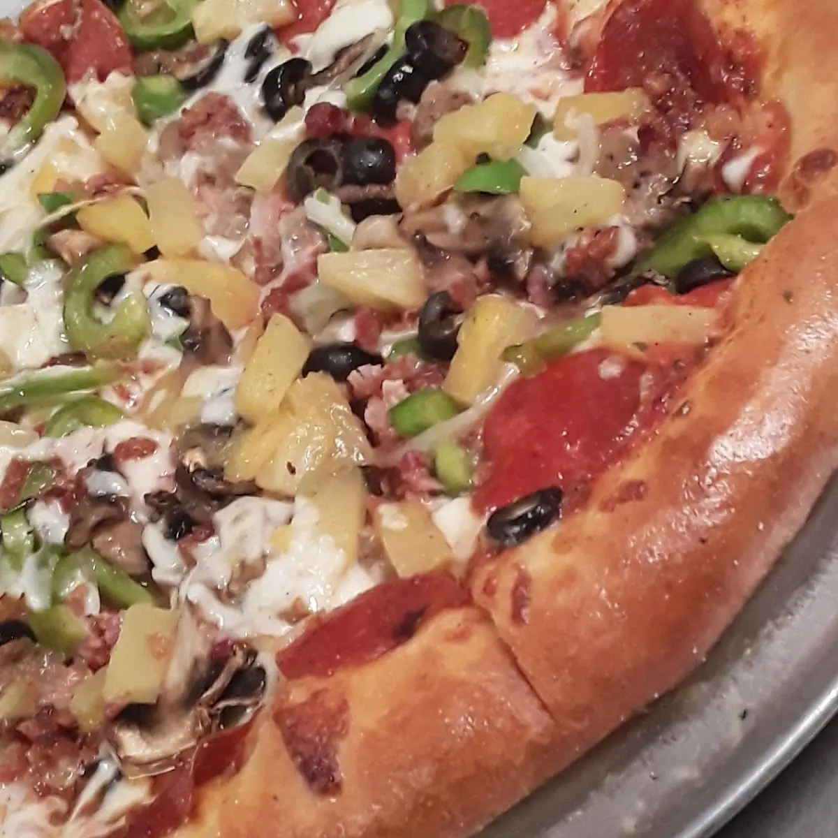 Supreme Pizza with Pineapple