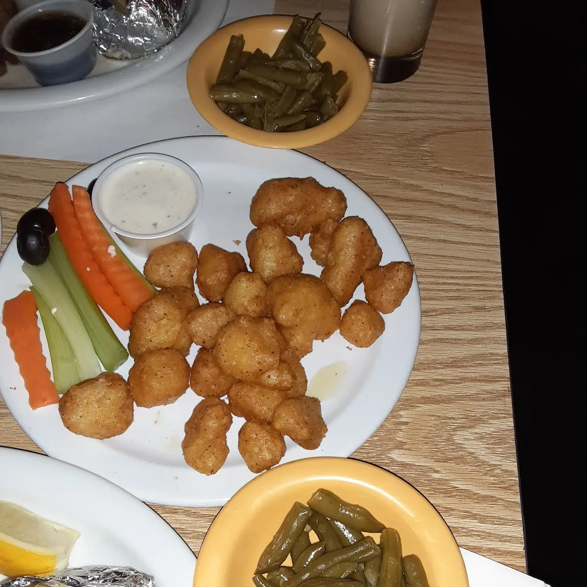 Fried Cauliflower and Green Beans