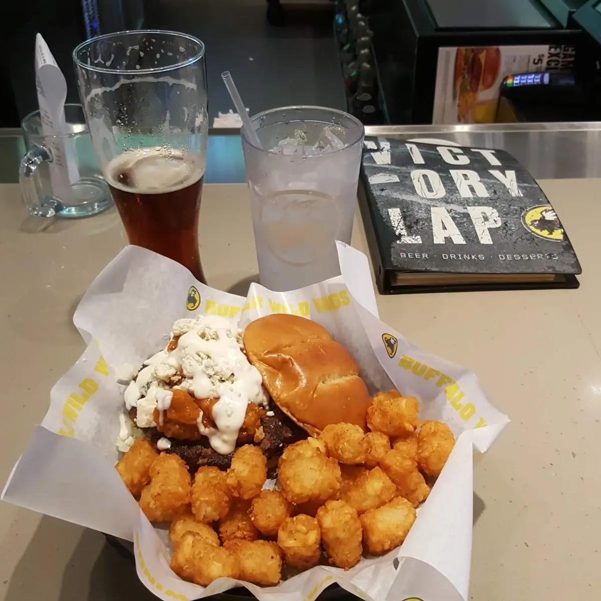 Cheese Curd Bacon Burger