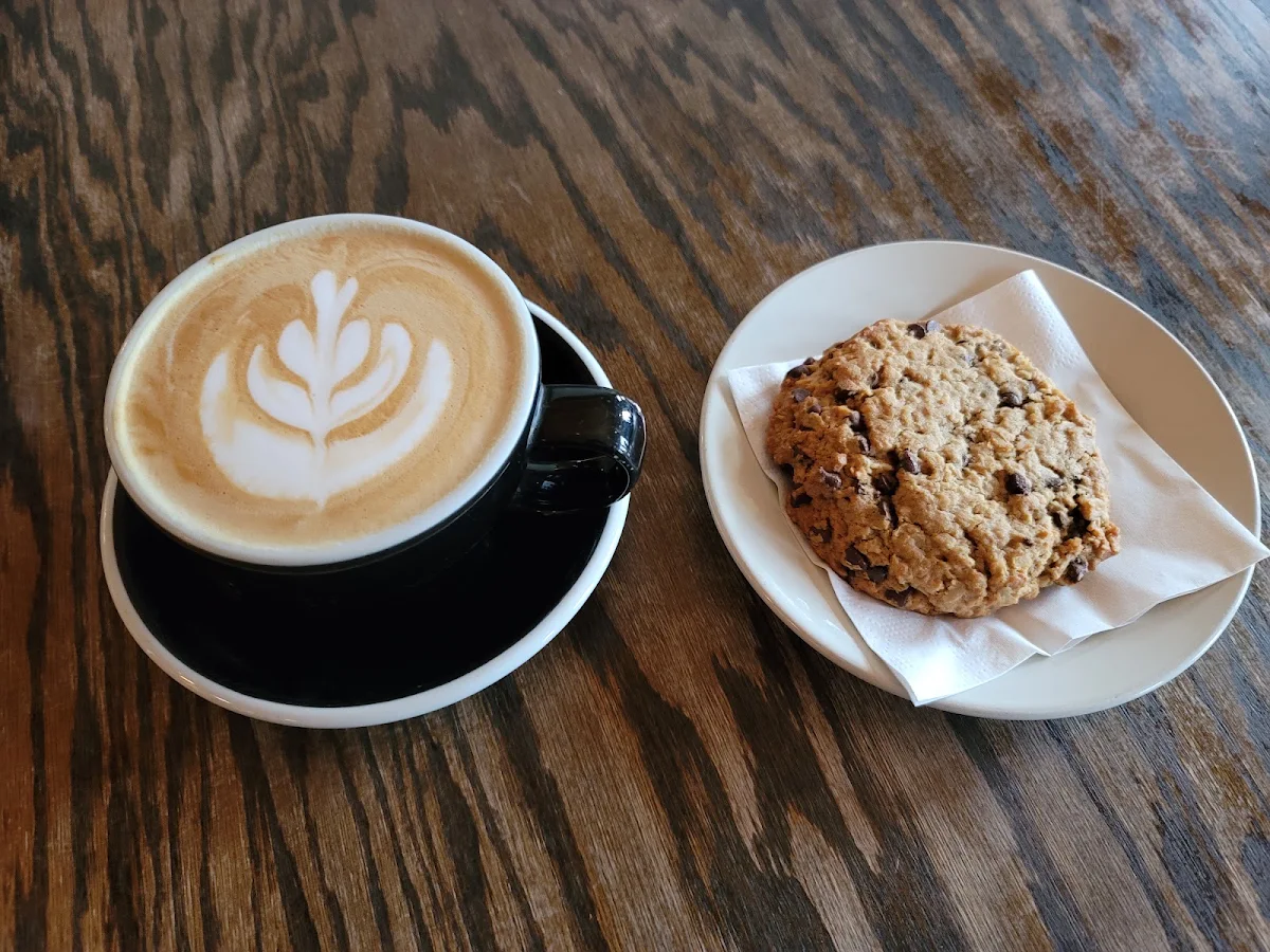Latte and Peanut Butter Chocolate Chip Cookie
