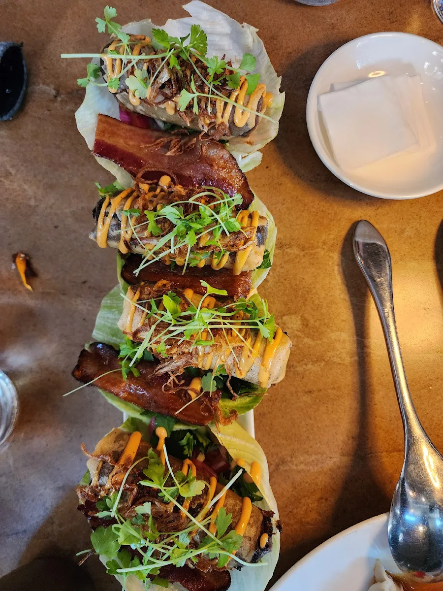 Char Sui Duck Breast and Confit Roll, Lee