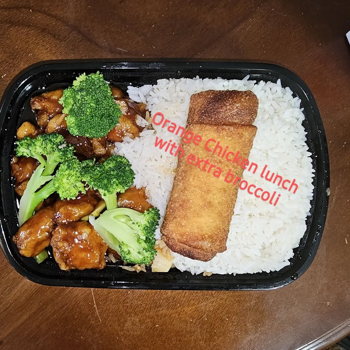 Orange Chicken Lunch