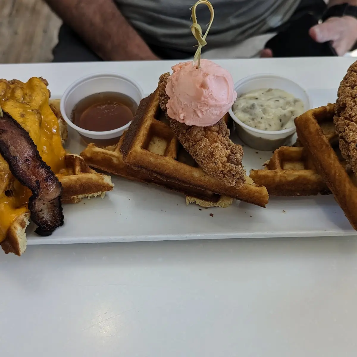 Chicken & Waffle Flight