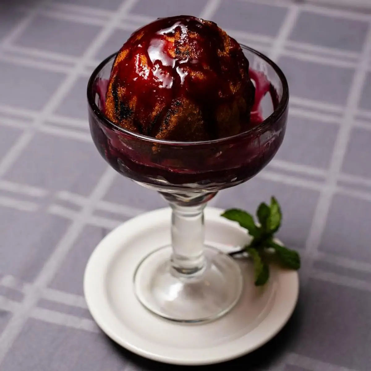 Fried Ice Cream on Fire