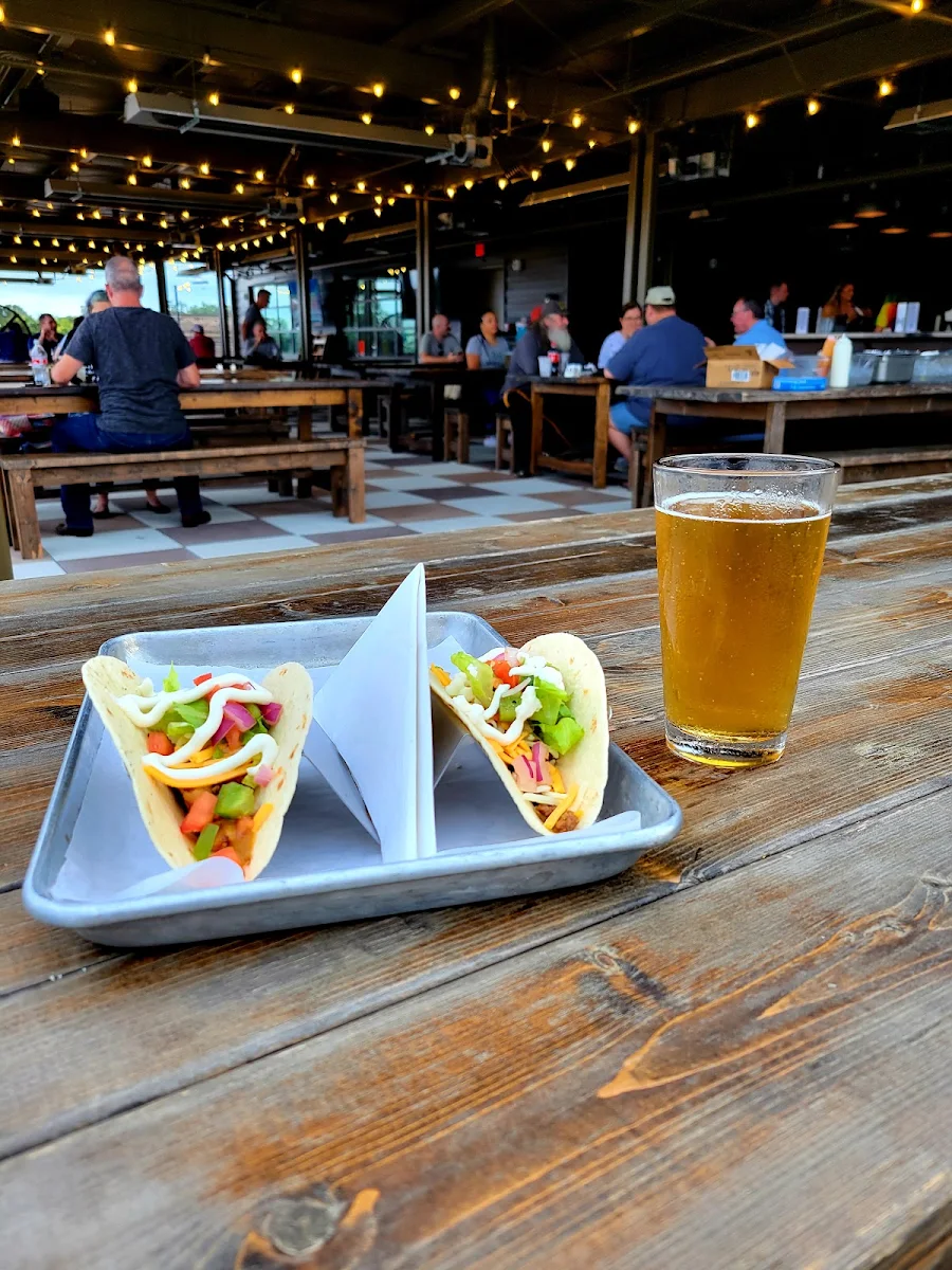 Chicken Tacos and Beef Tacos
