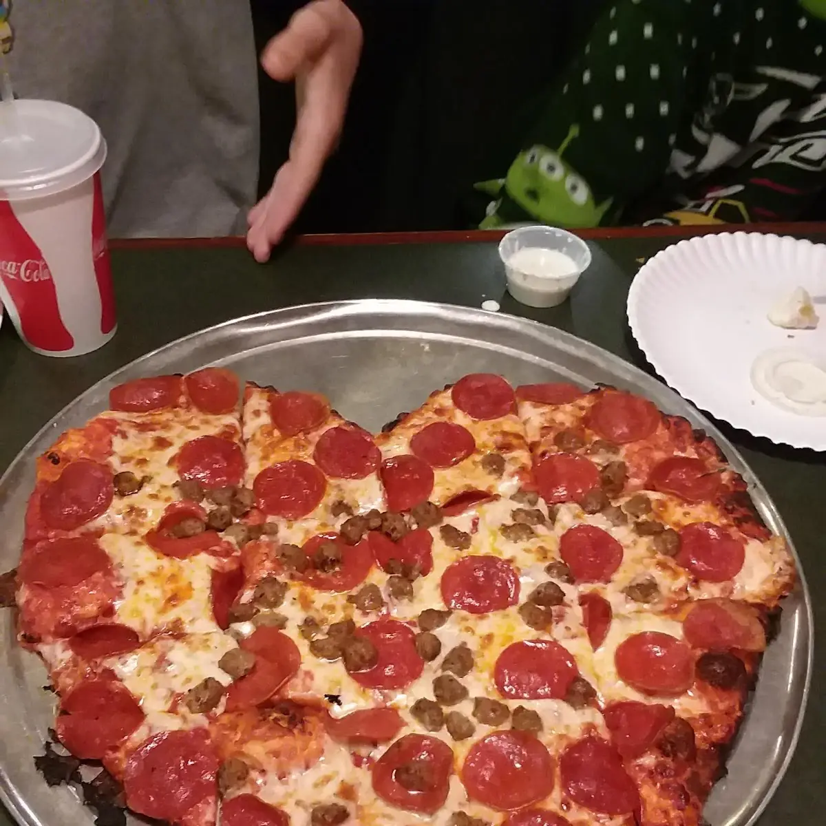 Heart Shaped Pepperoni Thin Crust Pizza