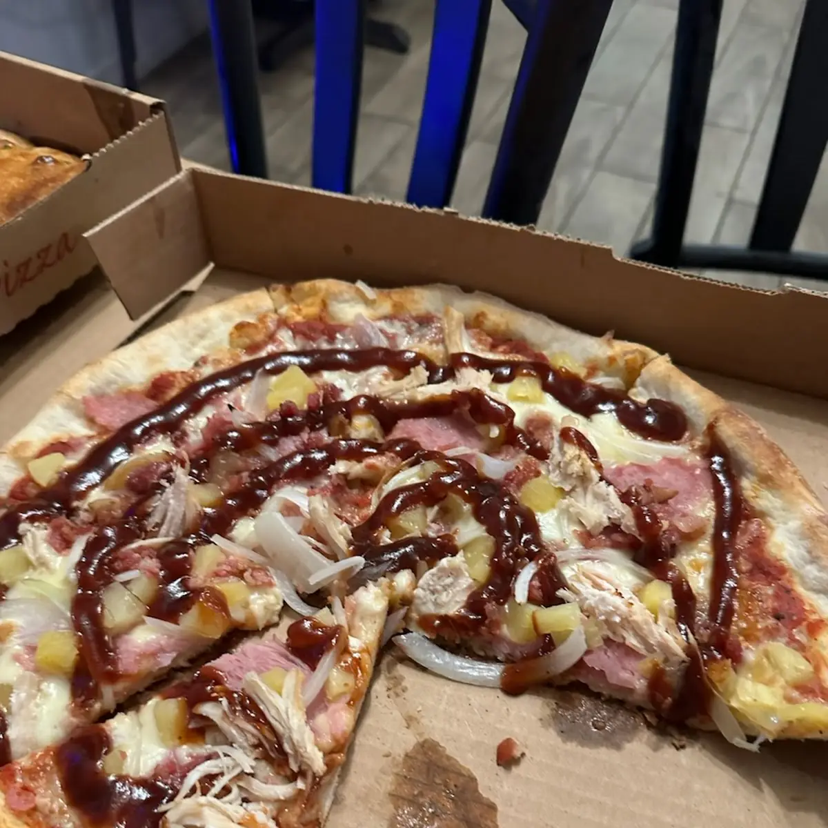BBQ Pizza Slice
