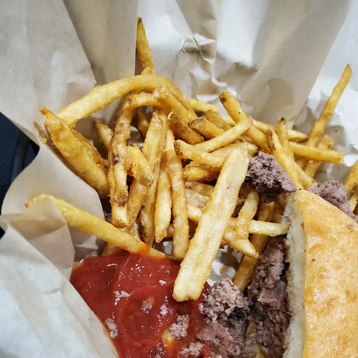 Burger and Fries