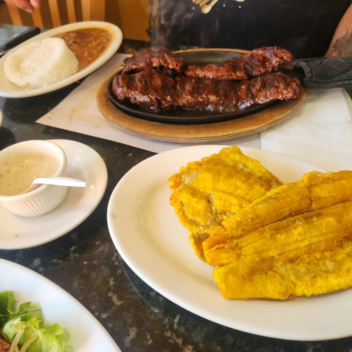 Yellow Rice and Plantains