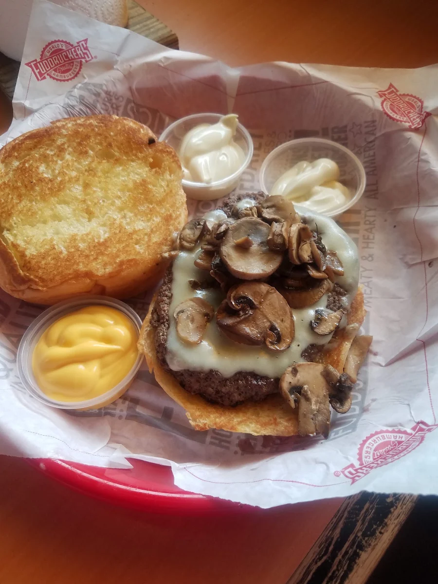 Mushroom Swiss Burger