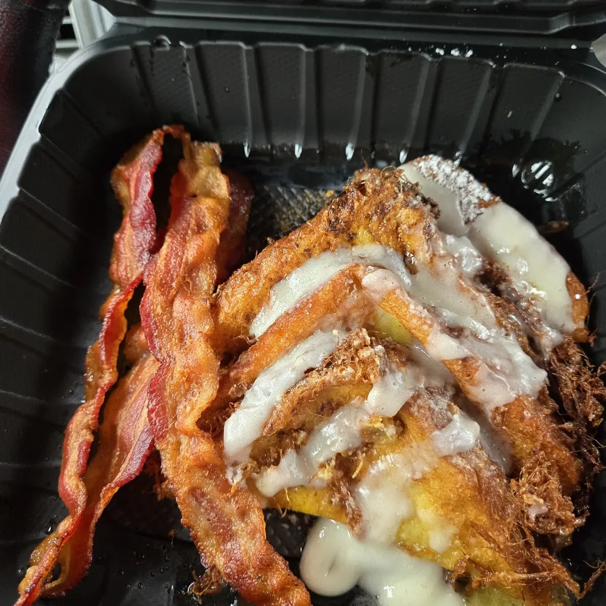 Deep Fried French Toast and Bacon