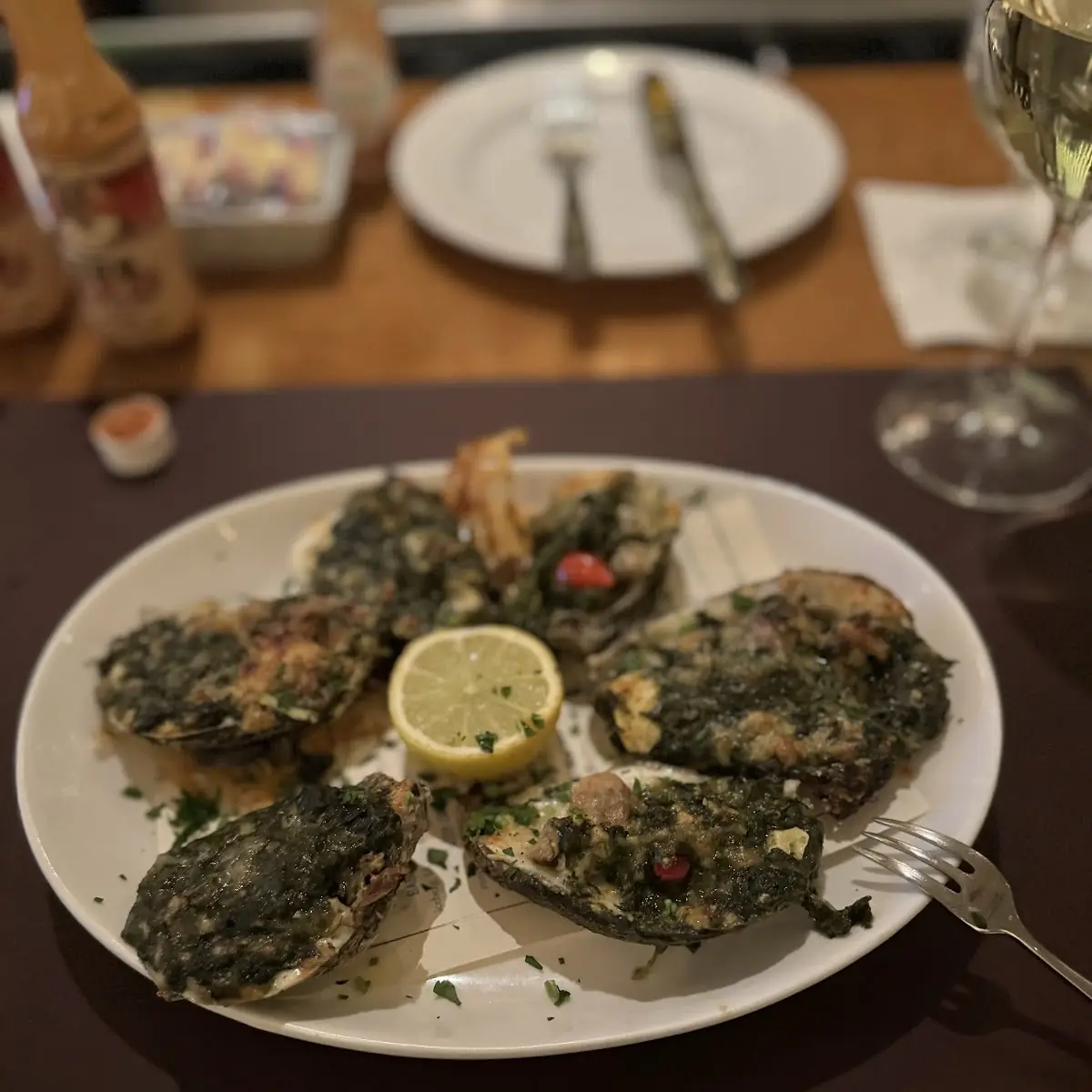 Oysters Rockefeller