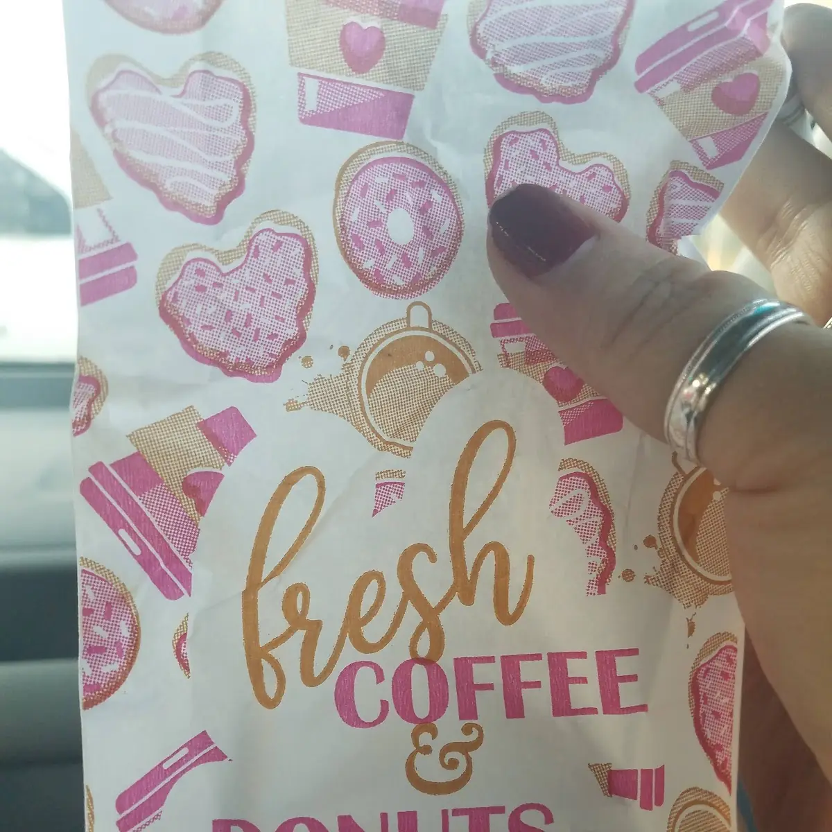 Bag with Donut Holes