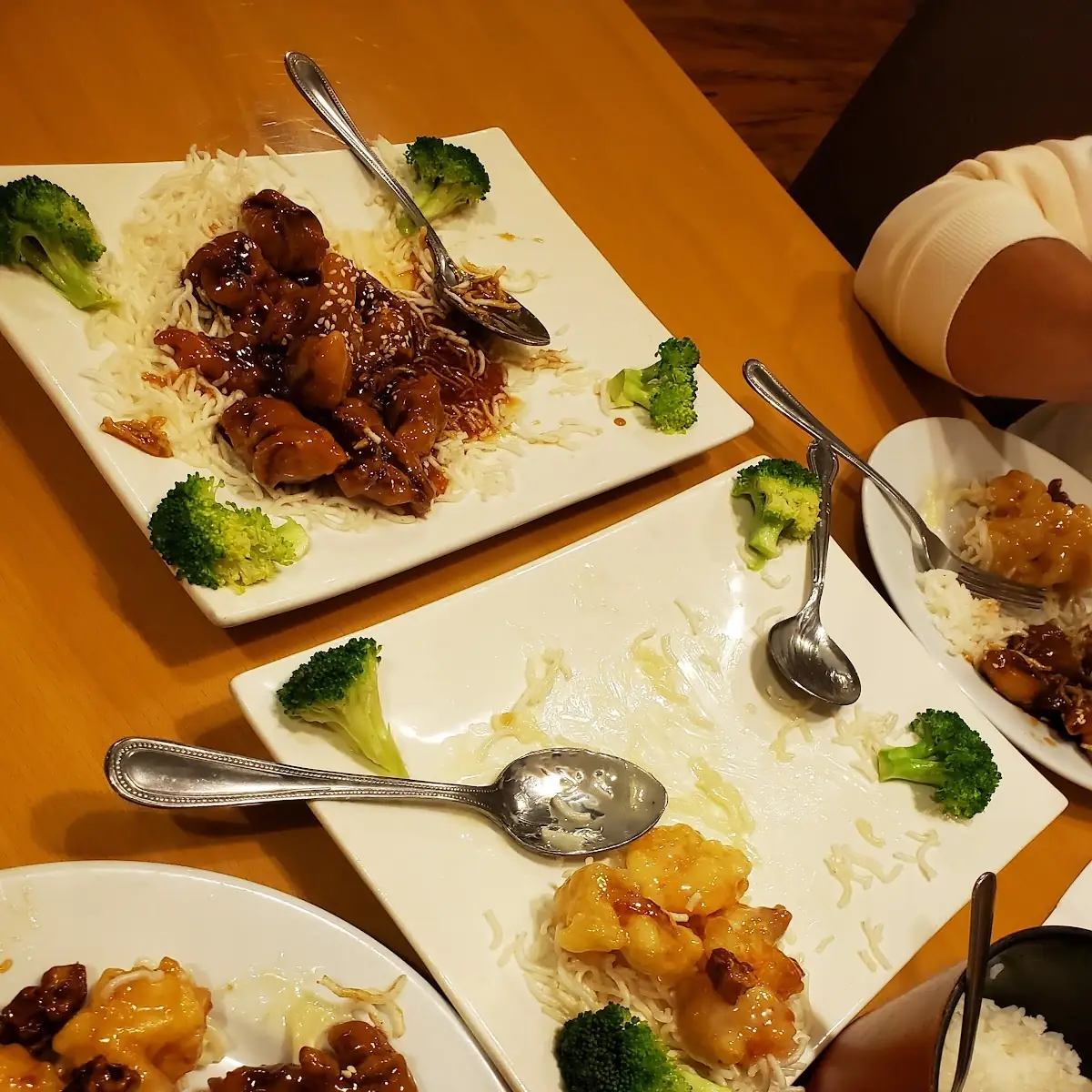 Walnut Shrimp and Sesame Beef