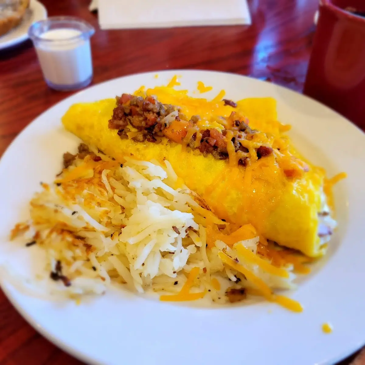 Three Meat Lovers Omelette